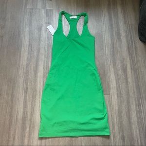 Aritzia Babaton Contour Racer Dress - Gloss Green
